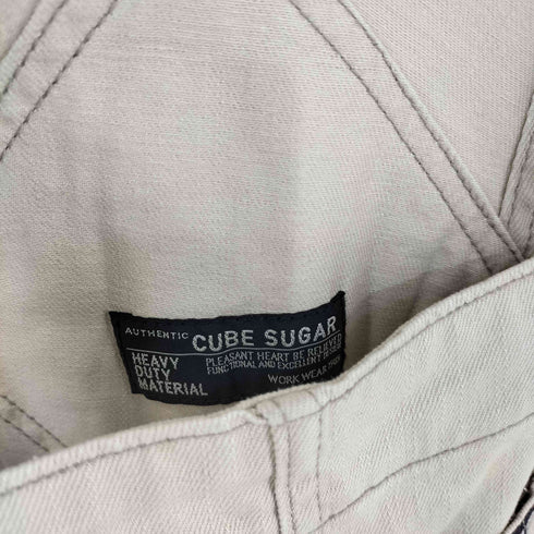 キューブシュガー CUBE SUGAR フロントポケット オーバーオール レディース